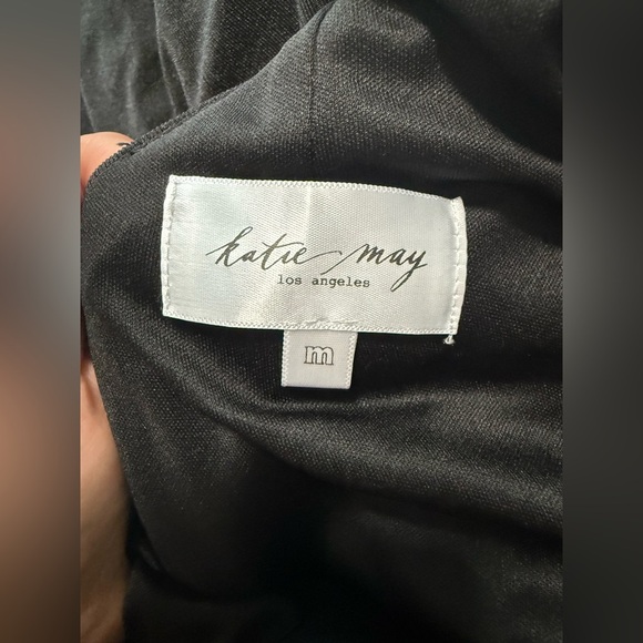 X REVOLVE Dare Me Gown Katie May Black dress open back size M - Picture 8 of 12